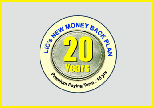 lic new money back plan 20 years
